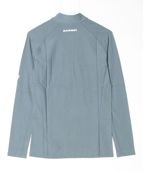 Mammut(マムート)の「ツリーウール サーマル ファーストレイヤー ハーフジップ ロングスリーブ アジアンフィット /Tree Wool Thermal FL Half Zip Longsleeve AF Men(Tシャツ/カットソー・メンズ・ブラック/グレー・MEDIUM/LARGE/X-LARGE)」の3枚目の写真