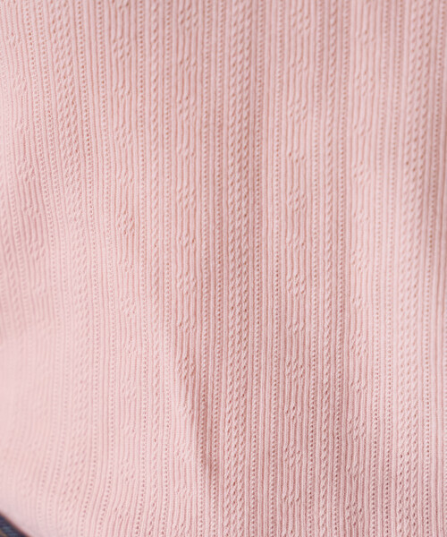 FREAK'S STORE(フリークスストア)の「FRUIT OF THE LOOM×FREAK'S STORE/フルーツオブザルーム 別注 アイレットフライス ヘンリーネックロンT(Tシャツ/カットソー・レディース・オフホワイト/ピンク/ライトグレー/ブラック・フリ-)」の20枚目の写真