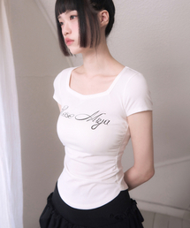 レイズミヤ スリム クロップTシャツ [ホワイト]