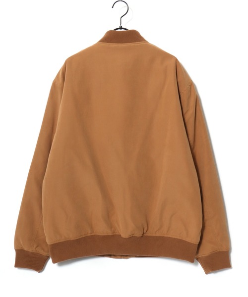 U.S. POLO ASSN.(ユーエスポロアッスン)の「U.S. POLO ASSN./ユーエスポロアッスン Batting Rib Blouson/オーバーサイズ 中綿 ファイバーダウン ショート丈 リブブルゾン/MA-1ジャケット/レディース メンズ(ブルゾン・メンズ・ライトブラウン/ブラック/カーキ・M/L/LL)」の10枚目の写真