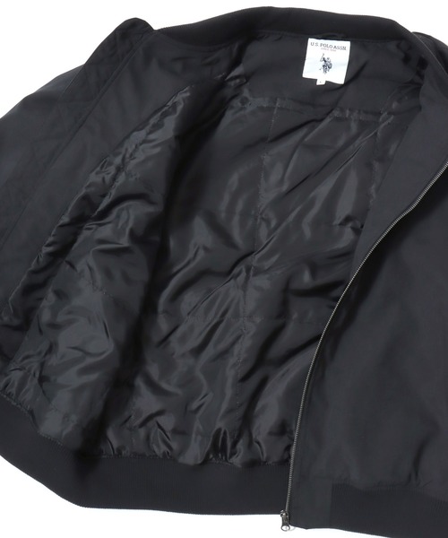 U.S. POLO ASSN.(ユーエスポロアッスン)の「U.S. POLO ASSN./ユーエスポロアッスン Batting Rib Blouson/オーバーサイズ 中綿 ファイバーダウン ショート丈 リブブルゾン/MA-1ジャケット/レディース メンズ(ブルゾン・メンズ・ライトブラウン/ブラック/カーキ・M/L/LL)」の22枚目の写真