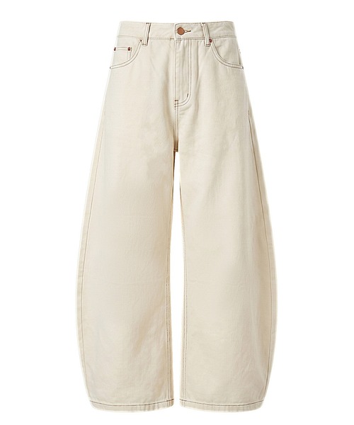 CORPUS TOKYO(コーパス トーキョー)の「バックパッチワイドツイルパンツ(チノパンツ・メンズ・アイボリー/ブラック/ブラウン・1/2/4/3)」の20枚目の写真