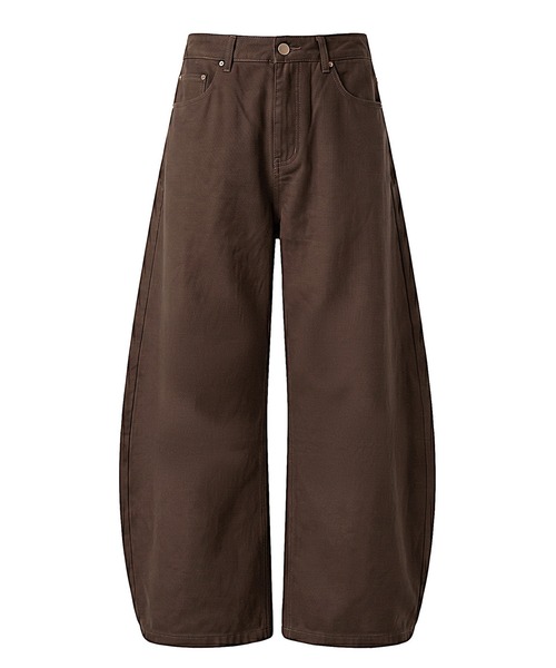 CORPUS TOKYO(コーパス トーキョー)の「バックパッチワイドツイルパンツ(チノパンツ・メンズ・アイボリー/ブラック/ブラウン・1/2/4/3)」の14枚目の写真