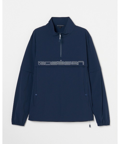 ROSASEN(ロサーセン)の「【Rosasen/GOLF】 ナイロンストレッチ 2wayブルゾン(ブルゾン・メンズ・ネイビー・50)」の1枚目の写真