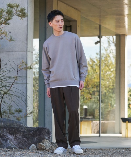 URBAN RESEARCH DOORS(アーバンリサーチドアーズ)の「『UR TECH』200日ニット クルーネック(ニット/セーター・メンズ・グレー/チャコールグレー/ブラウン系その他/ロイヤルブルー・LARGE/X-LARGE/MEDIUM)」の10枚目の写真