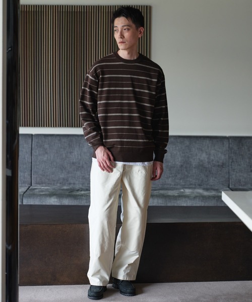 URBAN RESEARCH DOORS(アーバンリサーチドアーズ)の「『UR TECH』200日ニット クルーネック(ニット/セーター・メンズ・グレー/チャコールグレー/ブラウン系その他/ロイヤルブルー・LARGE/X-LARGE/MEDIUM)」の17枚目の写真