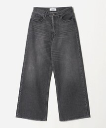 <NICE WEATHER>5P ワイドデニムパンツ