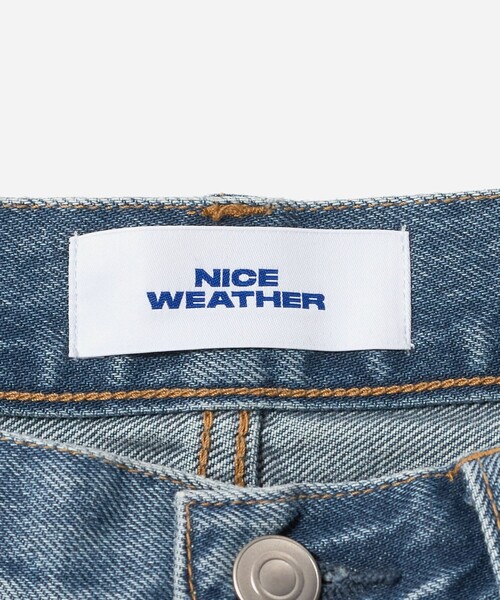 NICE WEATHER(ナイスウェザー)の「<NICE WEATHER>5P ワイドデニムパンツ(デニムパンツ・メンズ・ブラック/ネイビー・S/XS/M/L)」の9枚目の写真