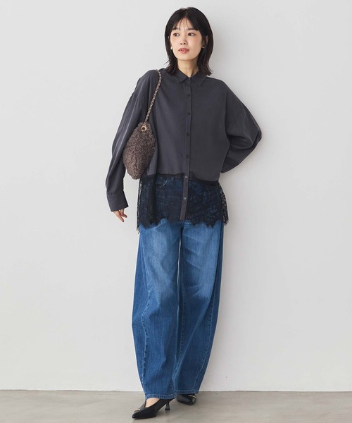 Gready Brilliant(グレディブリリアン)の「LUアシメカーブパンプス(パンプス・レディース・ブラック/ブラウン・38/37)」の5枚目の写真