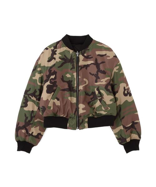 AVIREX(アヴィレックス)の「REVERSIBLE QUILTED VARSITY JACKET(ブルゾン・レディース・ブラック/シルバー・S/M)」の14枚目の写真