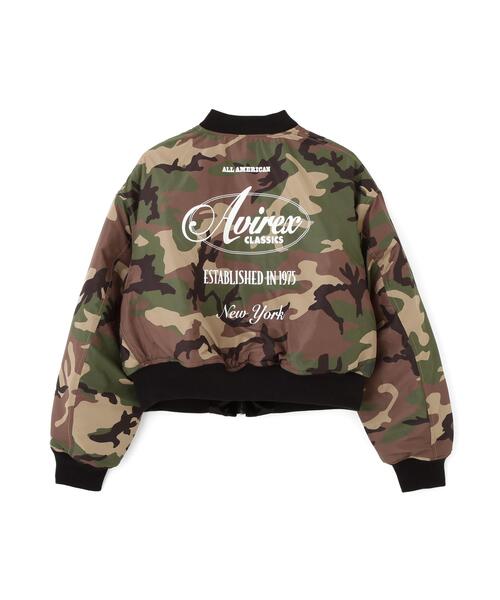AVIREX(アヴィレックス)の「REVERSIBLE QUILTED VARSITY JACKET(ブルゾン・レディース・ブラック/シルバー・S/M)」の15枚目の写真