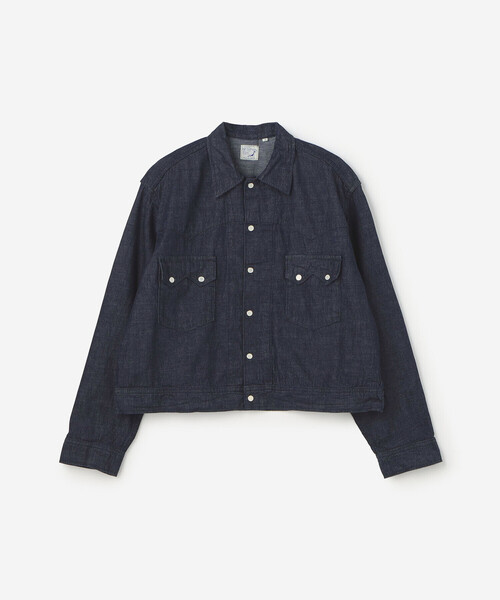 orSlow(オアスロウ)の「orSlow | SHORT WESTERN SHIRT JACKET WOMEN(デニムジャケット・レディース・インディゴブルー・2/1)」の2枚目の写真