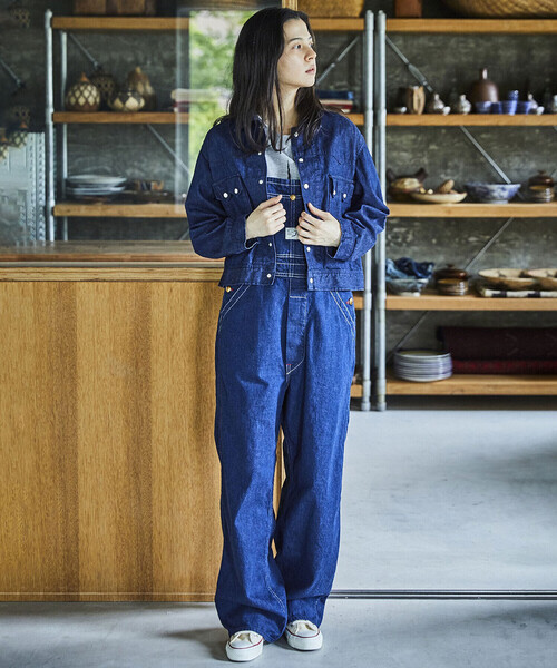 orSlow(オアスロウ)の「orSlow | SHORT WESTERN SHIRT JACKET WOMEN(デニムジャケット・レディース・インディゴブルー・2/1)」の11枚目の写真