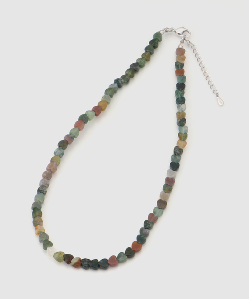 JOURNAL STANDARD(ジャーナルスタンダード)の「【STEEN/スティーン】 HEART JADE NECKLACE(ネックレス・レディース・カーキ・FREE)」の7枚目の写真