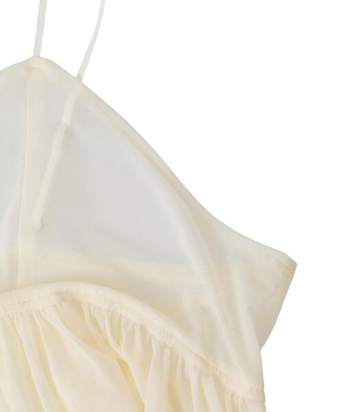 CONVERSE TOKYO（コンバーストウキョウ）の「TULLE CAMISOLE AND BLOUSE（シャツ/ブラウス・レディース・グレー/ブルー/ブラック・FREE）」の22枚目の写真