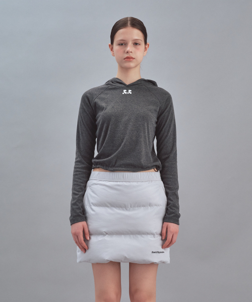 Rest&Recreation(レストアンドレクリエーション)の「HOOD LONG SLEEVE - CHARCOAL(パーカー・レディース・その他・ONE)」の1枚目の写真