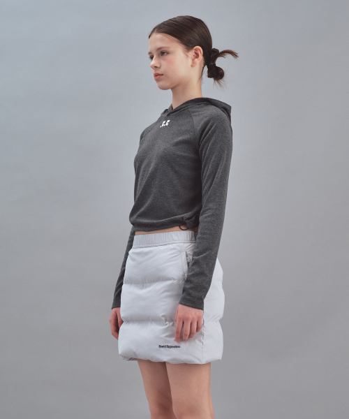 Rest&Recreation(レストアンドレクリエーション)の「HOOD LONG SLEEVE - CHARCOAL(パーカー・レディース・その他・ONE)」の2枚目の写真