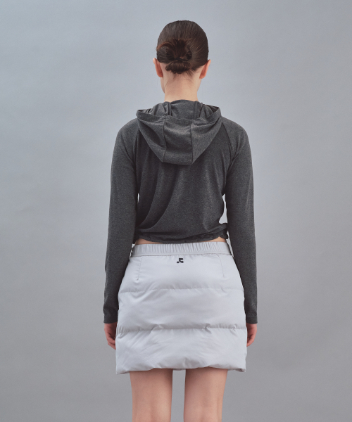 Rest&Recreation(レストアンドレクリエーション)の「HOOD LONG SLEEVE - CHARCOAL(パーカー・レディース・その他・ONE)」の3枚目の写真