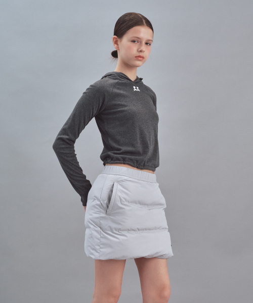 Rest&Recreation(レストアンドレクリエーション)の「HOOD LONG SLEEVE - CHARCOAL(パーカー・レディース・その他・ONE)」の4枚目の写真
