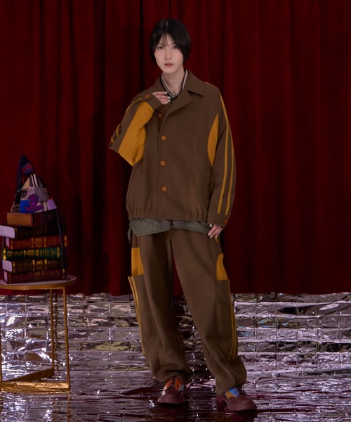 Nora Lily(ノラリリー)の「【Nora Lily】Line Track Jersey Barrel Cargo Pants(その他パンツ・レディース・モカ/ネイビー/ライトグレー・FREE)」の17枚目の写真