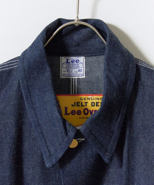 Lee(リー)の「Lee/リー ARCHIVES OVERALL JACKET 91-J 1947 復刻モデル デニムカバーオール ジェルトデニム トリプルステッチ メンズ アメカジ 2026年秋冬 秋服(デニムジャケット・メンズ・ブルー・40/42/44/46)」の3枚目の写真