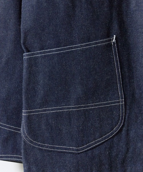 Lee(リー)の「Lee/リー ARCHIVES OVERALL JACKET 91-J 1947 復刻モデル デニムカバーオール ジェルトデニム トリプルステッチ メンズ アメカジ 2026年秋冬 秋服(デニムジャケット・メンズ・ブルー・40/42/44/46)」の6枚目の写真