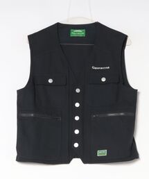 【GREEN BUTTER/グリーンバター】Cotton PoketVestnavy