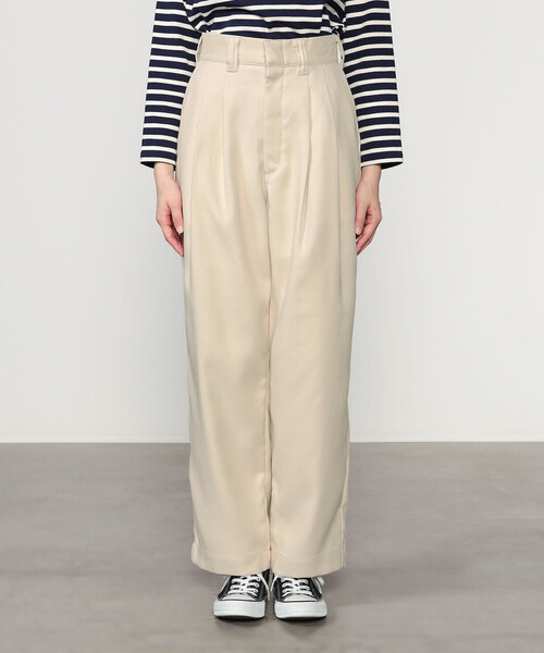 THE SHINZONE(ザ シンゾーン)の「THE SHINZONE |〈別注〉TOMBOY PANTS WOMEN(その他パンツ・レディース・アイボリー/ブラック・32/34/36)」の3枚目の写真