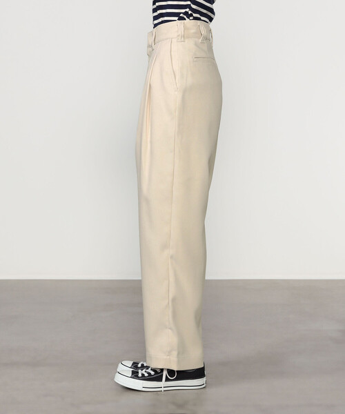 THE SHINZONE(ザ シンゾーン)の「THE SHINZONE |〈別注〉TOMBOY PANTS WOMEN(その他パンツ・レディース・アイボリー/ブラック・32/34/36)」の4枚目の写真