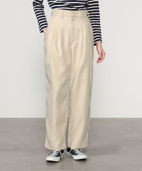 THE SHINZONE(ザ シンゾーン)の「THE SHINZONE |〈別注〉TOMBOY PANTS WOMEN(その他パンツ・レディース・アイボリー/ブラック・32/34/36)」の6枚目の写真