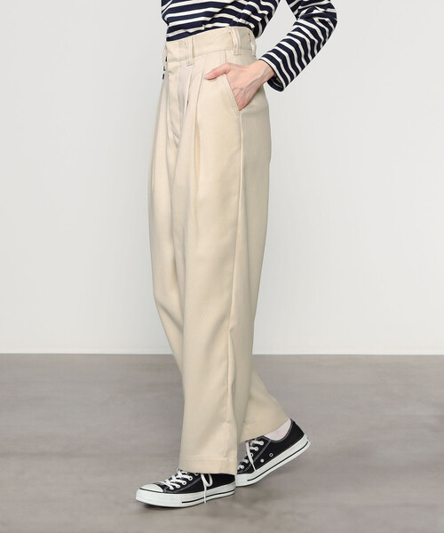 THE SHINZONE(ザ シンゾーン)の「THE SHINZONE |〈別注〉TOMBOY PANTS WOMEN(その他パンツ・レディース・アイボリー/ブラック・32/34/36)」の7枚目の写真