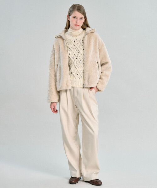 THE SHINZONE(ザ シンゾーン)の「THE SHINZONE |〈別注〉TOMBOY PANTS WOMEN(その他パンツ・レディース・アイボリー/ブラック・32/34/36)」の10枚目の写真