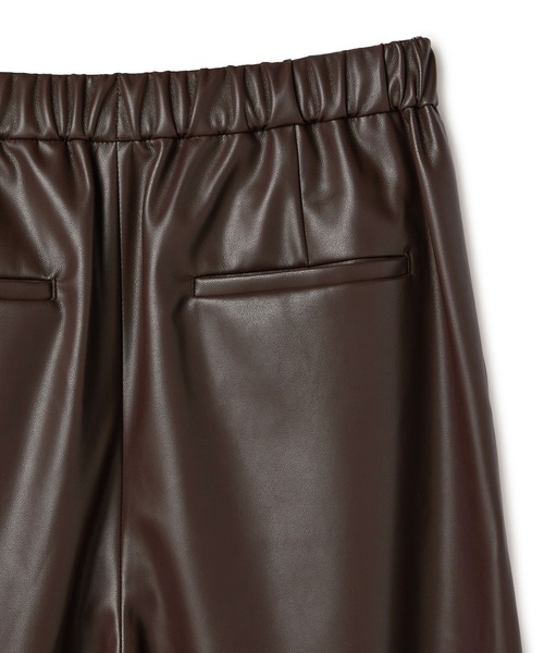 N.O.R.C(ノーク)の「フェイクレザーパラシュートパンツ(その他パンツ・レディース・ブラック/ブラウン・M/S)」の5枚目の写真