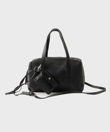 2way Embossed Handbag with Mini Pouch 秋服 冬服