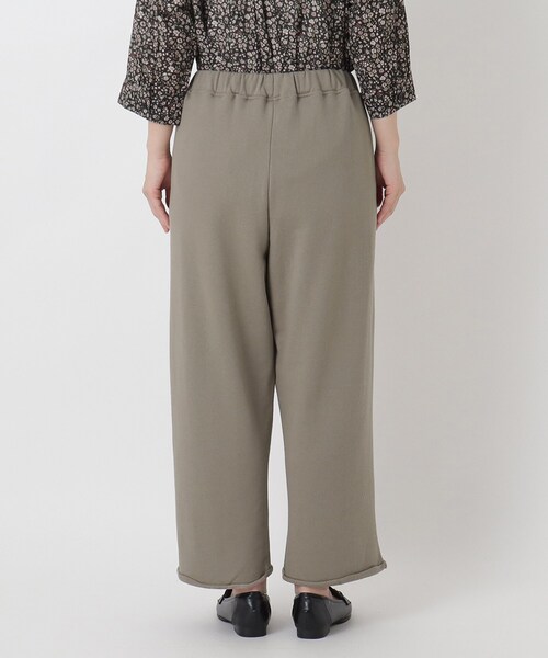 one'sterrace（ワンズテラス）の「裏毛カットソー ウエストタックパンツ（その他パンツ・レディース・ブラック系8/ブラウン系8・02）」の5枚目の写真