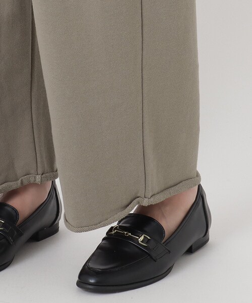 one'sterrace（ワンズテラス）の「裏毛カットソー ウエストタックパンツ（その他パンツ・レディース・ブラック系8/ブラウン系8・02）」の8枚目の写真