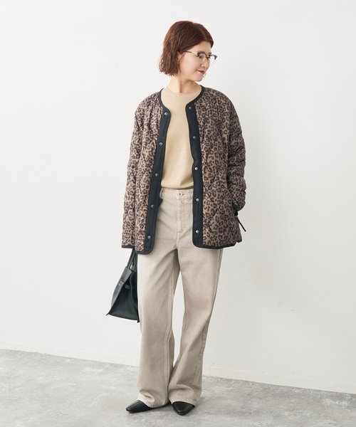 Spick & Span(スピックアンドスパン)の「《別注 / 追加》TAION / タイオン *Spick キルティングブルゾン(その他アウター・レディース・ベージュ/ライトグリーン/ブラウン系その他/ブラック・FREE)」の6枚目の写真