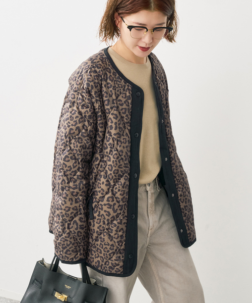 Spick & Span(スピックアンドスパン)の「《別注 / 追加》TAION / タイオン *Spick キルティングブルゾン(その他アウター・レディース・ベージュ/ライトグリーン/ブラウン系その他/ブラック・FREE)」の15枚目の写真
