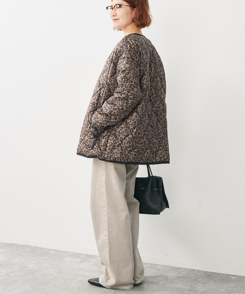 Spick & Span(スピックアンドスパン)の「《別注 / 追加》TAION / タイオン *Spick キルティングブルゾン(その他アウター・レディース・ベージュ/ライトグリーン/ブラウン系その他/ブラック・FREE)」の17枚目の写真