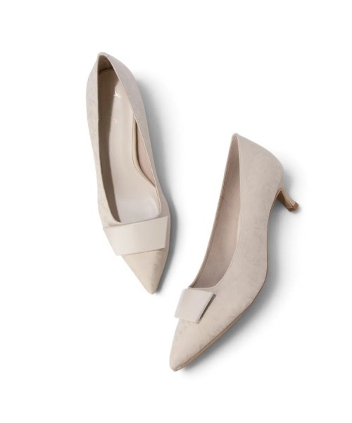 Launa lea(ラウナレア)の「【26秋冬新色/0573シリーズ】5cmバックルポインテッドトウパンプス(0573A)(パンプス・レディース・ネイビー系/ホワイト系その他・23.0cm/22.5cm/22.0cm/25.0cm/24.5cm/24.0cm/23.5cm)」の12枚目の写真