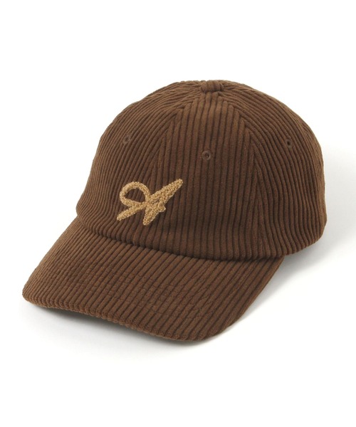 LAKOLE(ラコレ)の「太コールロゴCAP / 1045080(キャップ・レディース・オフホワイト/ネイビー/ブラウン・FREE)」の3枚目の写真