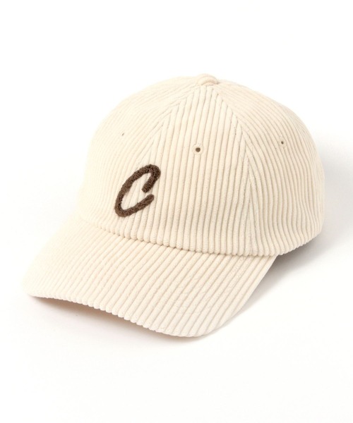 LAKOLE(ラコレ)の「太コールロゴCAP / 1045080(キャップ・レディース・オフホワイト/ネイビー/ブラウン・FREE)」の2枚目の写真