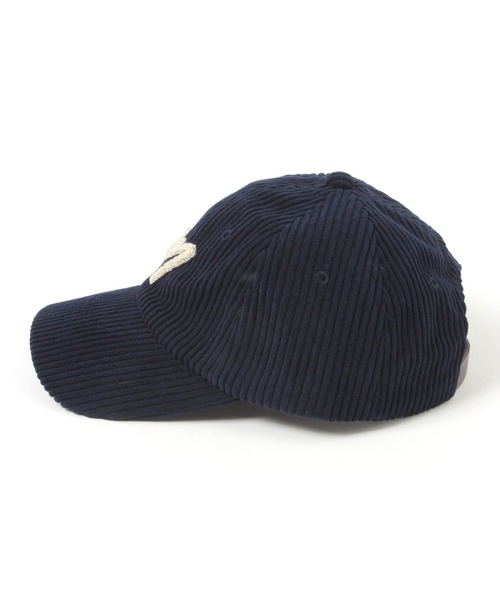 LAKOLE(ラコレ)の「太コールロゴCAP / 1045080(キャップ・レディース・オフホワイト/ネイビー/ブラウン・FREE)」の4枚目の写真