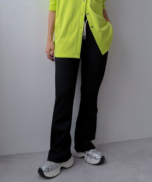 bohmal(ボマール)の「選べる丈ポンチフレアパンツ(その他パンツ・レディース・レッド/ブラウン/ブラック・MEDIUM/TALL/MEDIUM)」の7枚目の写真