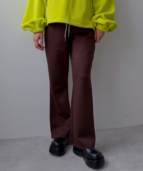 bohmal(ボマール)の「選べる丈ポンチフレアパンツ(その他パンツ・レディース・レッド/ブラウン/ブラック・MEDIUM/TALL/MEDIUM)」の11枚目の写真
