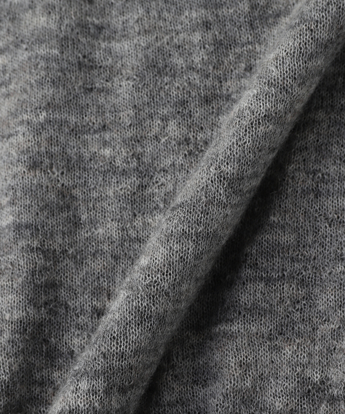 crepuscule(クレプスキュール)の「crepuscule / クレプスキュール W/G Mohair Mix Reversible P/O(ニット/セーター・メンズ・ブラック/チャコールグレー・1/2)」の16枚目の写真