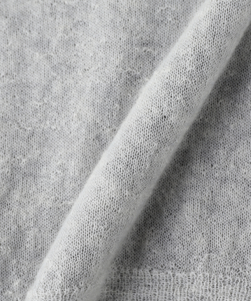 crepuscule(クレプスキュール)の「crepuscule / クレプスキュール W/G Mohair Mix Reversible P/O(ニット/セーター・メンズ・ブラック/チャコールグレー・1/2)」の14枚目の写真
