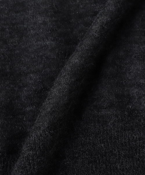 crepuscule(クレプスキュール)の「crepuscule / クレプスキュール W/G Mohair Mix Reversible P/O(ニット/セーター・メンズ・ブラック/チャコールグレー・1/2)」の13枚目の写真