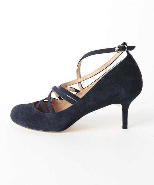 ODETTE E ODILE（オデットエオディール）の「OFD トリプルクロス パンプス65（パンプス・レディース・ネイビー/ブラック/ライトグレー・22.5cm/24.5cm/22cm/23cm/23.5cm/24cm）」の4枚目の写真