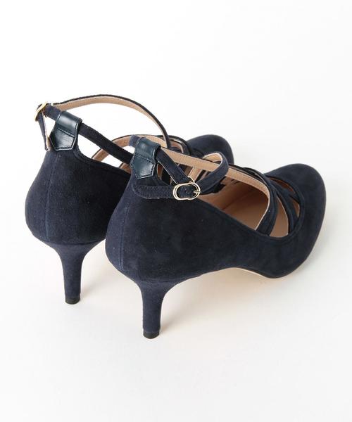 ODETTE E ODILE（オデットエオディール）の「OFD トリプルクロス パンプス65（パンプス・レディース・ネイビー/ブラック/ライトグレー・22.5cm/24.5cm/22cm/23cm/23.5cm/24cm）」の8枚目の写真